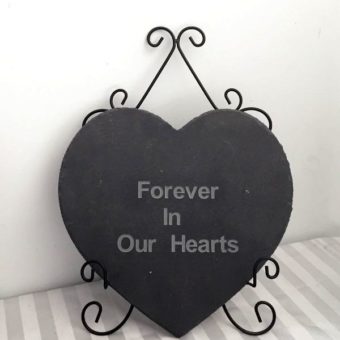 Slate Memorial Plaque